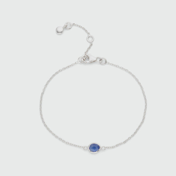 Hampton Sapphire & Sterling Silver Bracelet-Auree Jewellery