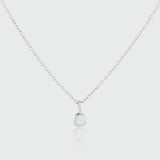 Hampton Moissanite & Sterling Silver Necklace-Auree Jewellery