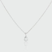 Hampton Moissanite & Sterling Silver Necklace-Auree Jewellery