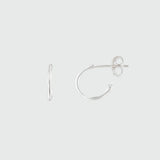 Hampton Sterling Silver Hoop Earrings-Auree Jewellery