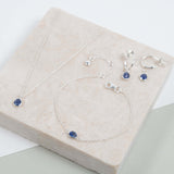 Hampton Sapphire & Sterling Silver Bracelet-Auree Jewellery