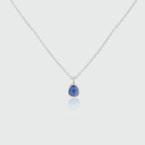 Hampton Sapphire & Sterling Silver Necklace-Auree Jewellery
