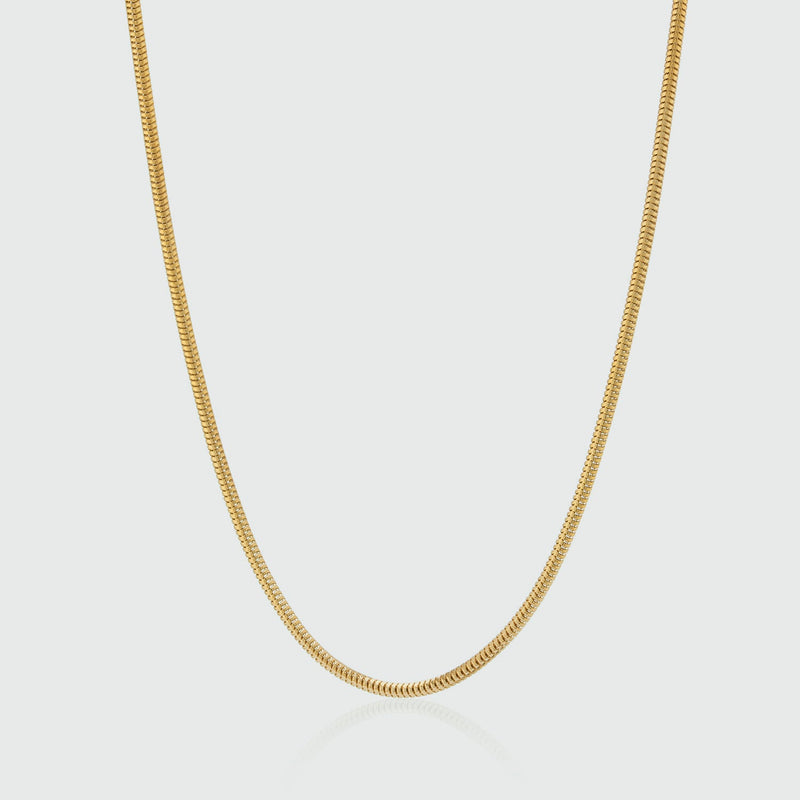Haymarket Gold Vermeil Snake Chain-Auree Jewellery
