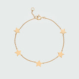 Alta Gold Vermeil Star Bracelet-Auree Jewellery