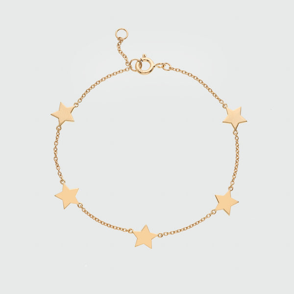 Alta Gold Vermeil Star Bracelet-Auree Jewellery