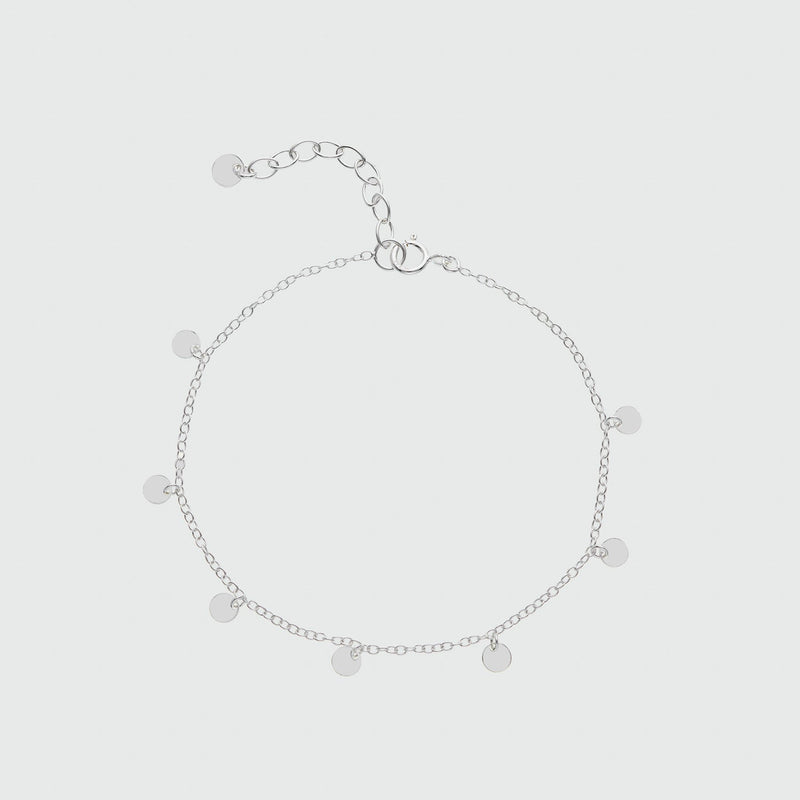 Frascati Silver Multi Disc Bracelet-Auree Jewellery