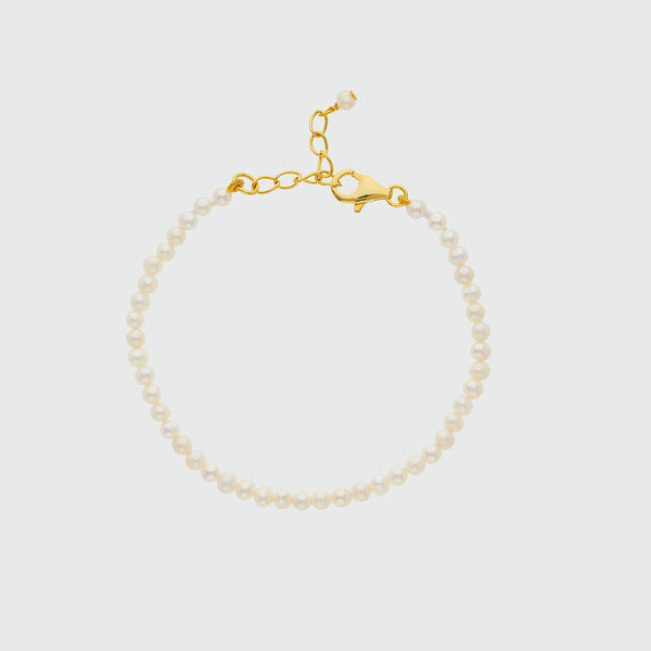 Lexham Freshwater Pearl & Gold Vermeil Bracelet-Auree Jewellery