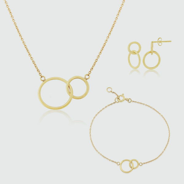 Kelso 9ct Yellow Gold Jewellery Set-Auree Jewellery