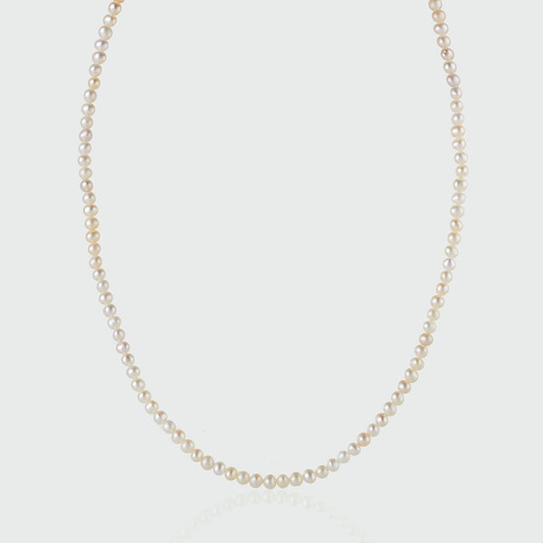 Lexham Freshwater Pearl & Gold Vermeil Necklace-Auree Jewellery