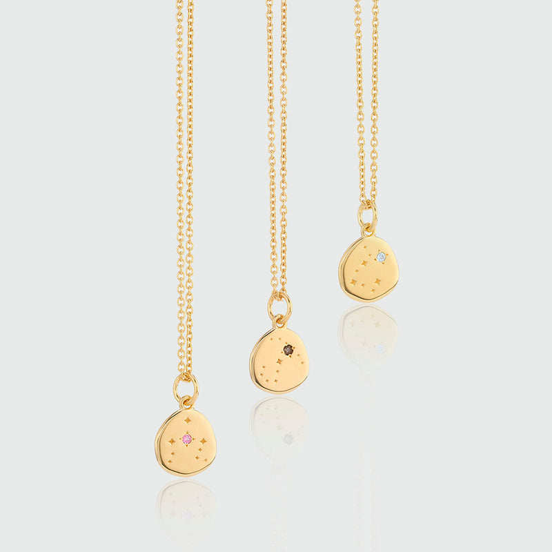 Inari Zodiac Gold Vermeil Necklace-Auree Jewellery