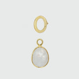 Manhattan Gold Vermeil Hoop Earrings-Auree Jewellery