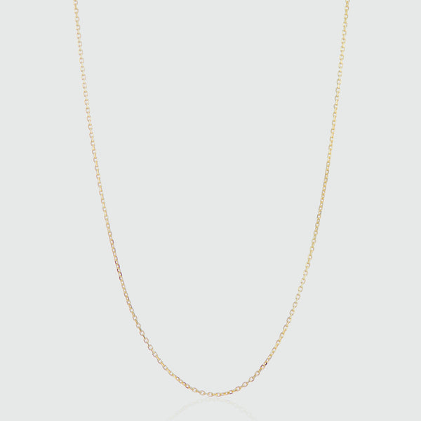 Marylebone 9ct Yellow Gold Fine Trace Chain-Auree Jewellery