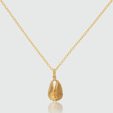 Moka Yellow Gold Vermeil Shell Pendant-Auree Jewellery