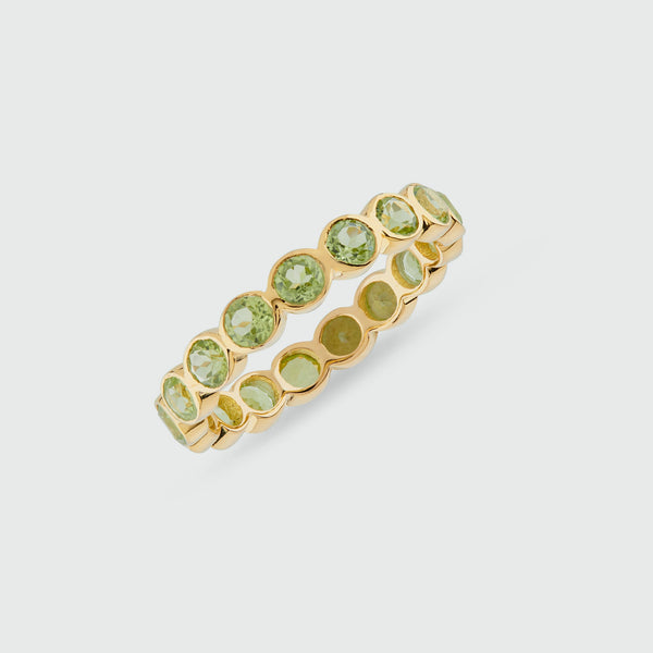 Ortigia Peridot & Gold Vermeil Ring-Auree Jewellery
