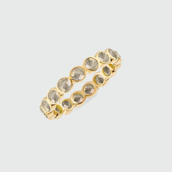 Ortigia Labradorite Gold Vermeil Ring-Auree Jewellery