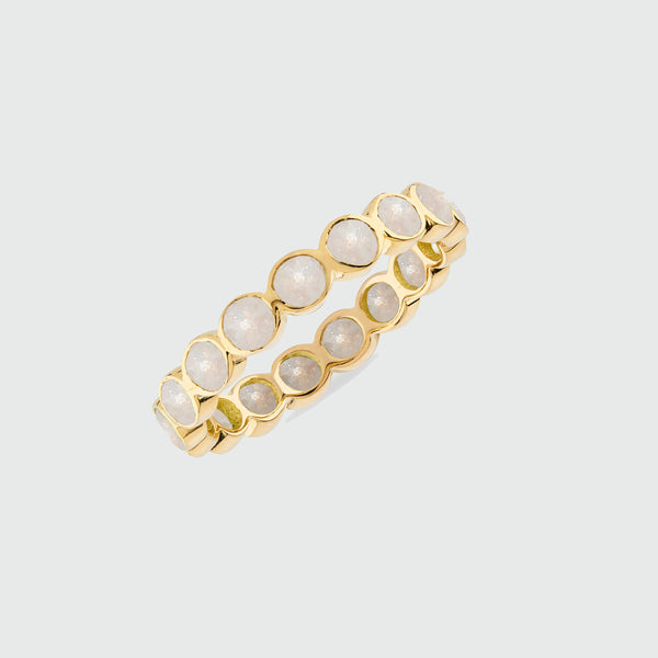 Ortigia Moonstone Gold Vermeil Ring-Auree Jewellery