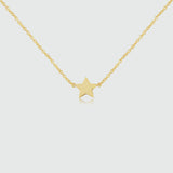 Soho Yellow Gold Vermeil Star Necklace-Auree Jewellery