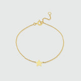 Soho Yellow Gold Star Bracelet-Auree Jewellery