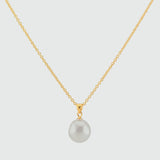 Triora Baroque Pearl & 18ct Gold Vermeil Pendant-Auree Jewellery