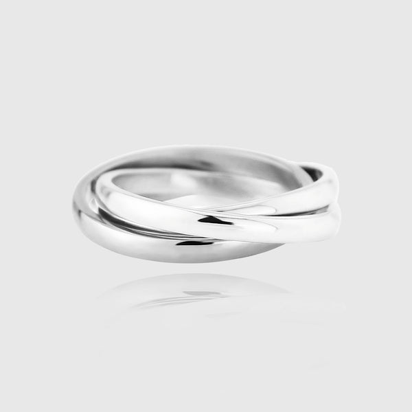 Walton White Gold Russian Wedding Ring 2mm-Auree Jewellery