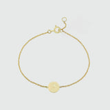 Pre-Engraved Westbourne 9ct Yellow Gold Bracelet-Auree Jewellery