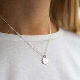 Pre-Engraved 9ct Gold Disc Pendants (No Chain)-Auree Jewellery