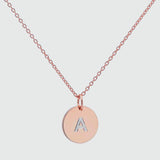 Westbourne 9ct Gold Disc Pendant (No Chain)-Auree Jewellery