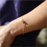 Brooklyn Rose Quartz & Gold Vermeil Bracelet-Auree Jewellery