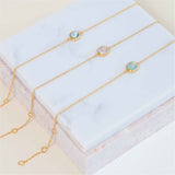 Brooklyn Rose Quartz & Gold Vermeil Bracelet-Auree Jewellery