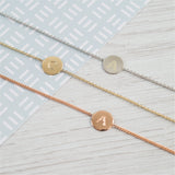 Westbourne 9ct Rose Gold Disc Bracelet-Auree Jewellery