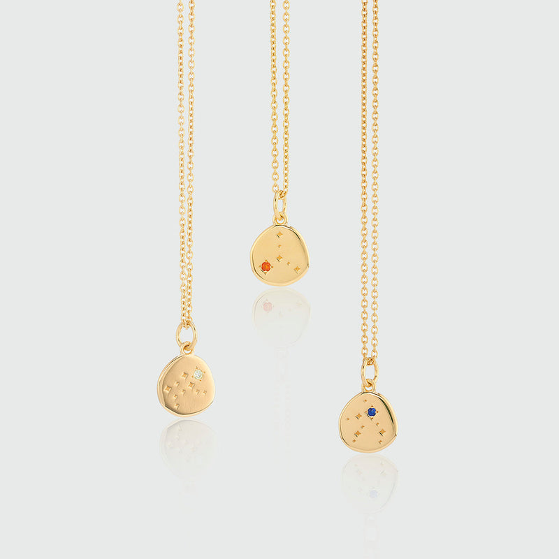Inari Zodiac Gold Vermeil Necklace - Necklaces & Pendants