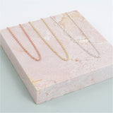 Chains - Fenchurch 16" 9ct Rose Gold Heavy Trace Chain