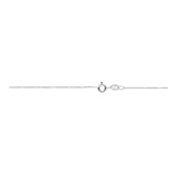 Marylebone 9ct White Gold Fine Trace Chain-Auree Jewellery