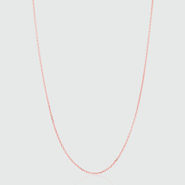 Chains - Marylebone 9ct Rose Gold Fine Trace Chain