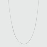 Marylebone 9ct White Gold Fine Trace Chain-Auree Jewellery