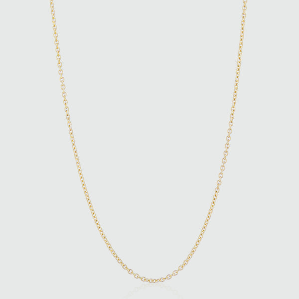 Paddington 9ct Yellow Gold Medium Trace Chain-Auree Jewellery