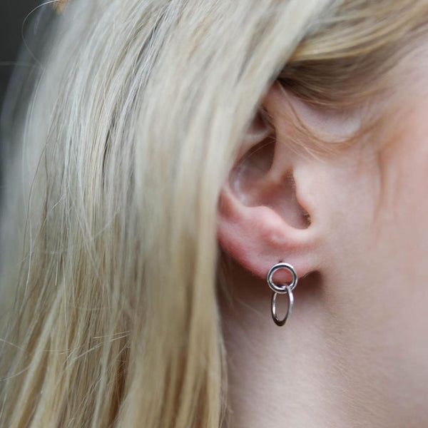Kelso Sterling Silver Earrings-Auree Jewellery