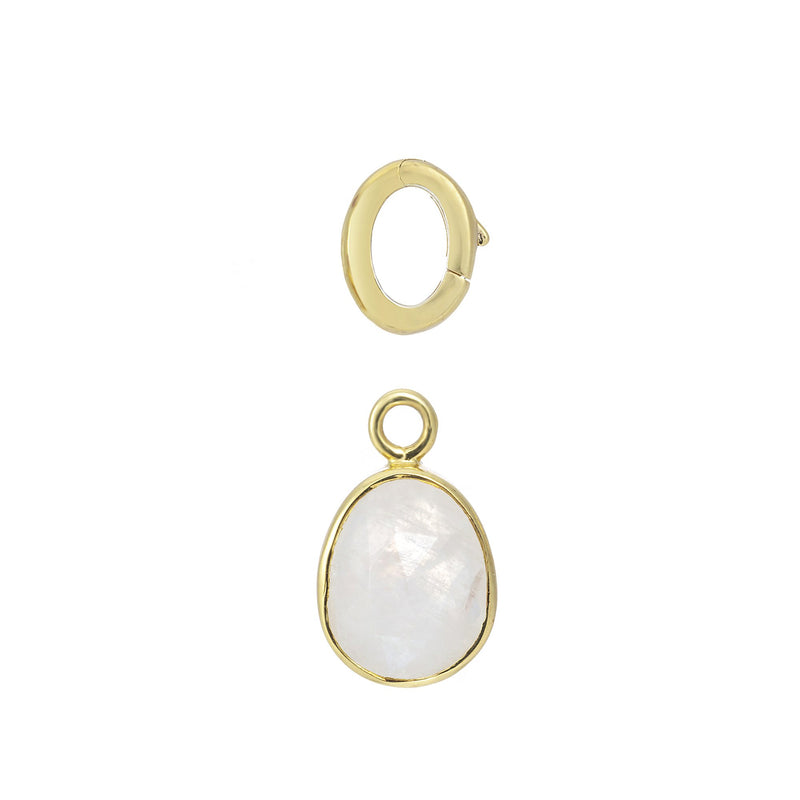Manhattan Gold & Pearl Interchangeable Drops-Auree Jewellery