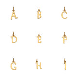 Audley Gold Vermeil Alphabet Pendant-Auree Jewellery