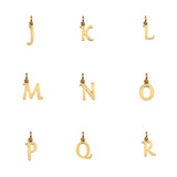 Audley Gold Vermeil Alphabet Pendant-Auree Jewellery
