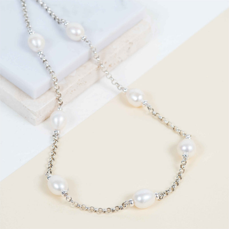Courtfield Freshwater Pearl & Sterling Silver Necklace