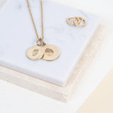 Northcote 9ct Gold Fingerprint Pendant-Auree Jewellery