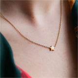 Soho Yellow Gold Vermeil Star Necklace-Auree Jewellery