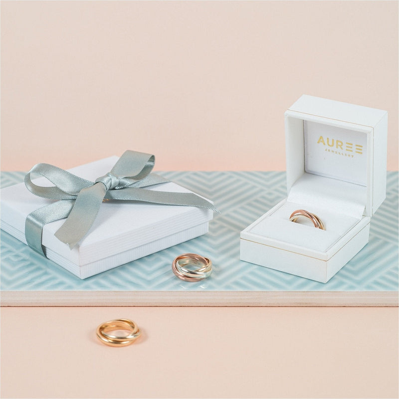 Walton White Gold Russian Wedding Ring 4mm-Auree Jewellery