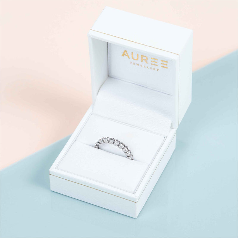 Windsor Scalloped Edged Diamond Eternity Ring-Auree Jewellery