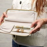 Santorini Green Jewellery Case-Auree Jewellery