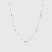 St Ives Silver Knot Necklace-Auree Jewellery