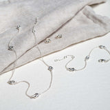 St Ives Silver Knot Necklace-Auree Jewellery