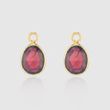 Manhattan Gold and Garnet Interchangeable Gemstone Drops