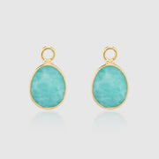 Manhattan Gold and Amazonite Interchangeable Gemstone Drops